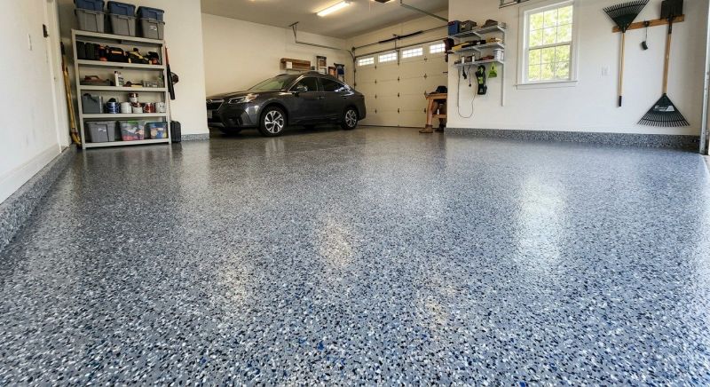 Epoxy Garage Flooring Installation in Fairfax, VA
