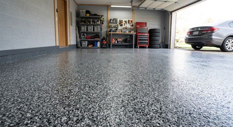 Garage Floor Epoxy Installation in Greenville, SC